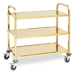 Best RETIF Chariot De Service Roulant En Acier Inoxydable Desserte Vaisselle Cuisine Rest