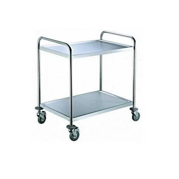 Fashion RETIF Chariot Inox De Transport 2 Tag Res En Acier Inox Aisi 201
