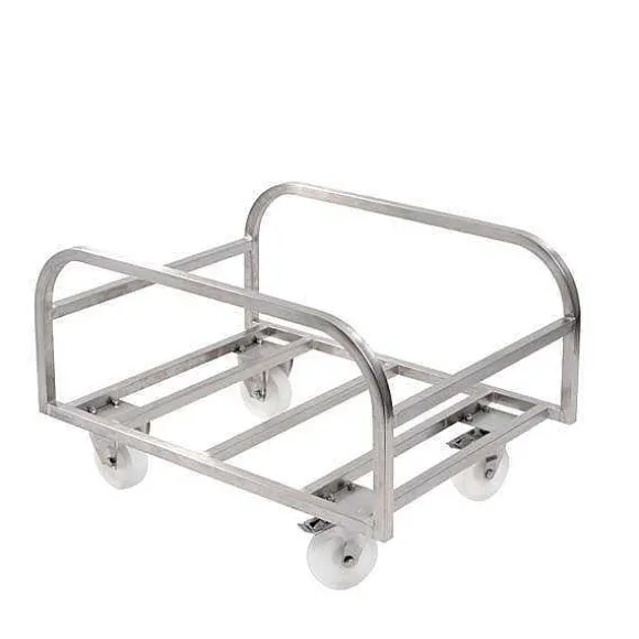 Outlet RETIF Chariot Inox Pour Bac Profond Coloris Argent