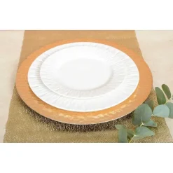 Hot RETIF Chemin De Table Dore