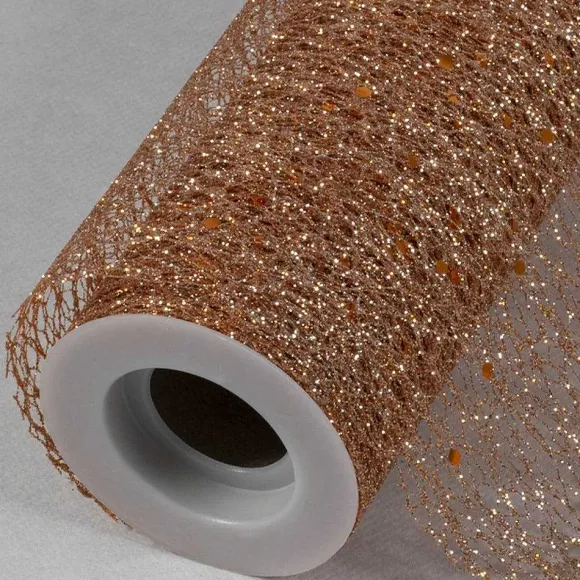Store RETIF Chemin De Table Glitter Rose Gold Rouleau De 0,30X5M Rouleau