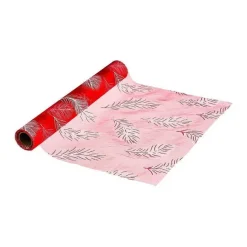 Shop RETIF Chemin De Table Organza Rouge Paillet Et Imprim 28X500Cm