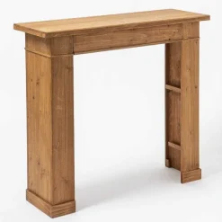 Fashion RETIF Chemin E Console En Bois Avec Tag Res Amovibles L 90 X P 30 X H 80 Cm