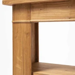 Fashion RETIF Chemin E Console En Bois Avec Tag Res Amovibles L 90 X P 30 X H 80 Cm
