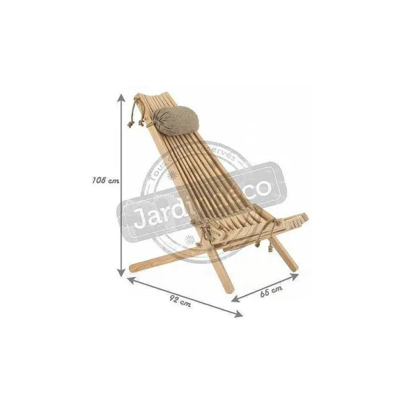 Cheap RETIF Chilienne Bois Ecochair (Coussin Offert) M L Ze