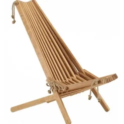Cheap RETIF Chilienne En Bois Ecochair Avec Coussin (Lot De 2) Bois D'Aulne