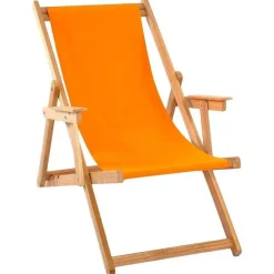Cheap RETIF Chilienne Transat Bois D'Eucalyptus Tissu 100% Coton Elvas