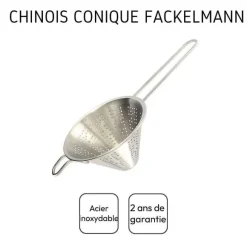 New RETIF Chinois Conique 14Cm De M Tre En Inox Fackelmann