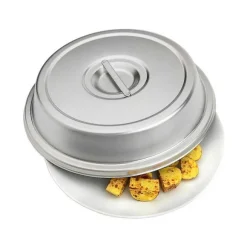 Shop RETIF Cloche Couvre Assiette Inox Ronde Avec Barrette