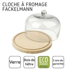 Store RETIF Cloche Fromage En Verre 20Cm Fackelmann Eco Friendly