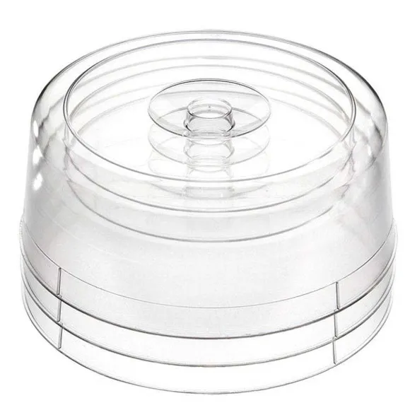 Flash Sale RETIF Cloche Transparente Bouton Transparent 30Cm