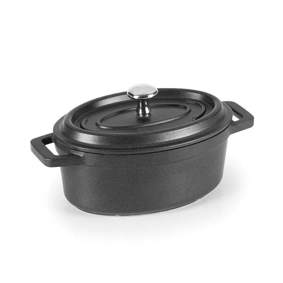 Best Sale RETIF Cocotte Ovale 12X8,5Cm En Fonte Noir