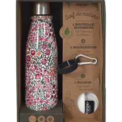 Cheap RETIF Coffret Bouteille Isotherme 50Cl Avec Mousqueton Fleurie