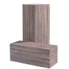 Store RETIF Colonne H Ritage 39X39X100Cm + 32X32X80Cm - Par 2
