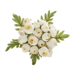 Online RETIF Compo Artificielle De 3 Roses Blanches Dans 3 Vases En Verre Li S Par Une Corde
