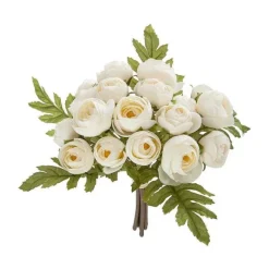 Online RETIF Compo Artificielle De 3 Roses Blanches Dans 3 Vases En Verre Li S Par Une Corde