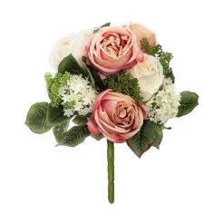 Best RETIF Compo Artificielle De 3 Roses Blanches Dans 3 Vases En Verre Li S Par Une Corde