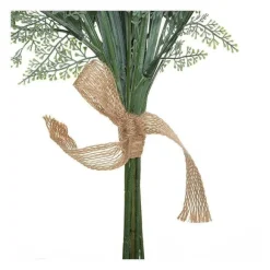 Shop RETIF Compo Artificielle De 3 Roses Blanches Dans 3 Vases En Verre Li S Par Une Corde