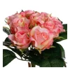 Best Sale RETIF Compo Artificielle De 3 Roses Blanches Dans 3 Vases En Verre Li S Par Une Corde