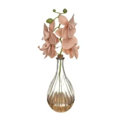 Cheap RETIF Composition Florale Artificelle Orchid E En Soie Vase En Verre H35Cm
