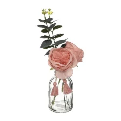 Outlet RETIF Composition Florale Artificielle Vase En Verre H30Cm