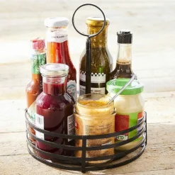 Clearance RETIF Corbeille Condiments M Tal Noir 15,5X20Cm