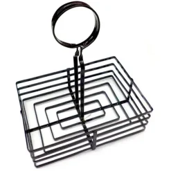 Clearance RETIF Corbeille Condiments M Tal Noir 20,5X15X23,5Cm