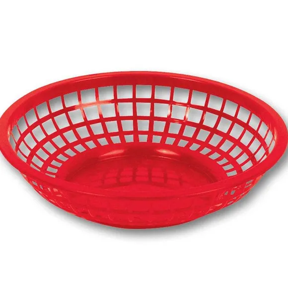 Clearance RETIF Corbeille De Table Ronde Rouge