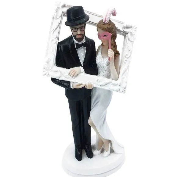 Clearance RETIF Couple De Maries Pose Dans Le Cadre 18 X 9,8 X 6,6 Cm - Par 6 Lots De 1