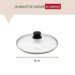 Outlet RETIF Couvercle De Cuisson En Verre 16Cm Elo