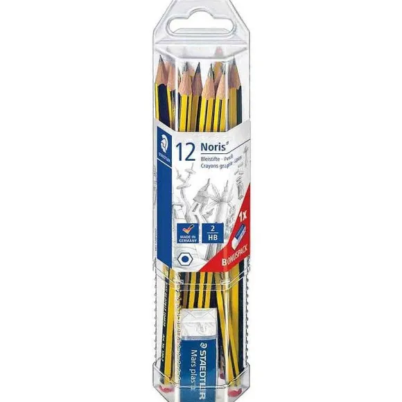 Discount RETIF Crayon Graphite Noris Pack Promo De 12 + Gomme