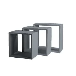 Flash Sale RETIF Cubes Anthracite Mat 31X20+35X20+39X20Cm - Par 3