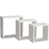 Clearance RETIF Cubes Blanc Fond Amovible En Option 31X20+35X20+40X20Cm - Par 3