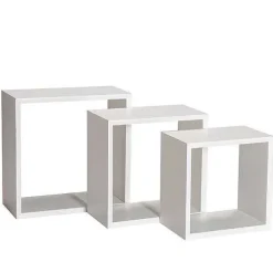 Clearance RETIF Cubes Blanc Fond Amovible En Option 31X20+35X20+40X20Cm - Par 3
