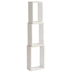 Store RETIF Cubes H Ritage Blanc 29X50 + 34X55 + 39X60 P19Cm - Set De 3