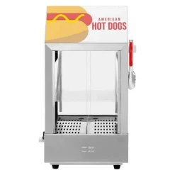Clearance RETIF Cuiseur Vapeur Pour Hot Dogs 100 Saucisses 25 Pains 1 000 Watts