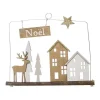 Best Sale RETIF D Co De No L En M Tal Et Bois Finition Paillet E 27X27Cm
