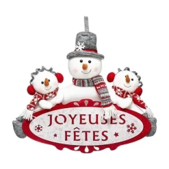 Store RETIF D Co De No L Pancarte Joyeuses F Tes H48Cm