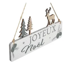 Discount RETIF D Co De No L Pancarte Joyeux No L En Bois Suspendre L 29Cm