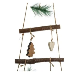 New RETIF D Co De No L Sapin Suspendre En Bois Avec D Co H75Cm