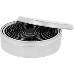 Best Sale RETIF D Coupoirs Laiton Argent Ronds Lisses 2,2 11,2Cm - Par 12