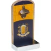 Shop RETIF Decapsuleur Mural Porte Bouteilles Bois Pour 2 Long Neck -15X7.5X29 Cm - Par 24