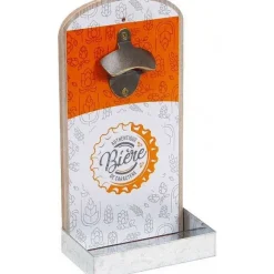 Best Sale RETIF Decapsuleur Mural/Porte Bouteilles Bois Pour 2 Steinie - 15X8.5X29 Cm - Par 16