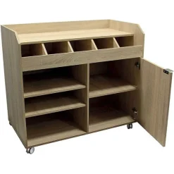 Best Sale RETIF Desserte Vaisselier D'Int Rieur Service Bas D Cor Chianti Oak - Livr Mont