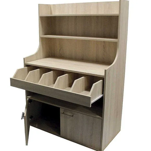 Discount RETIF Desserte Vaisselier D'Int Rieur Cafeteria D Cor Chianti Oak