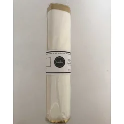 Fashion RETIF Dessous D'Assiette Jetable 31.5X45Cm Blanc Et Dore Rouleau 32Pi Ces