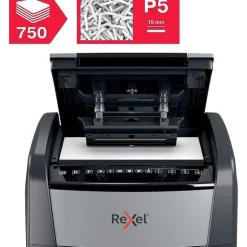Discount RETIF Destructeur Optimum Auto+ 750M Coupe Micro P5 750 Feuilles Corbeille 140L