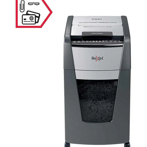 Flash Sale RETIF Destructeur Optimum Auto+ 300M Coupe Micro P5 300 Feuilles Corbeille 60L