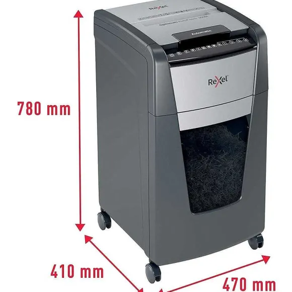 Flash Sale RETIF Destructeur Optimum Auto+ 300M Coupe Micro P5 300 Feuilles Corbeille 60L
