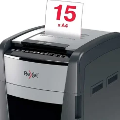 New RETIF Destructeur Optimum Auto+ 600X Coupe Crois E P4 600 Feuilles Corbeille 110L